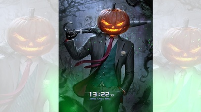 4K万圣节西装南瓜人