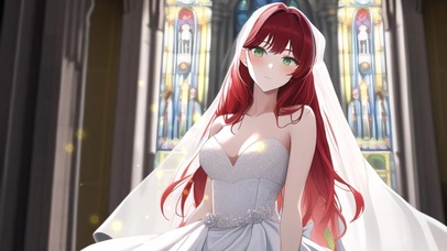 红发的花嫁女孩