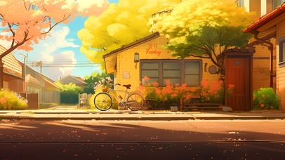 秋去冬来童年巷