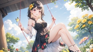 荡秋千