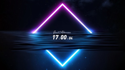 唯美简约霓虹光效