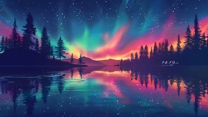 浪漫的极光