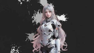 简约 机甲少女