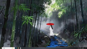 雨天竹林