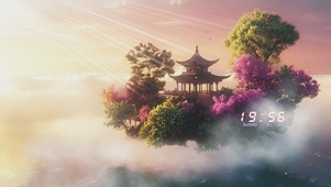 仙境AI清新壁纸