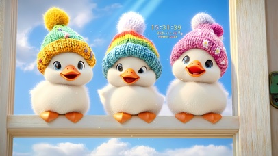 好运幸福快乐鸭