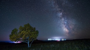 唯美星空流星
