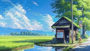 护眼乡村壁纸