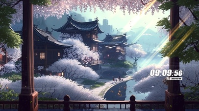 樱花风景