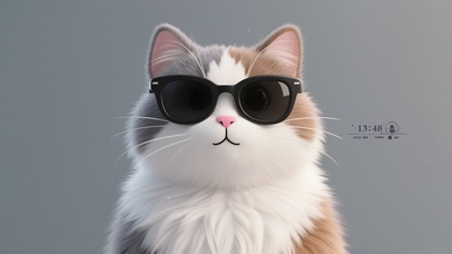 墨镜猫咪