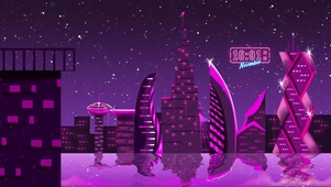 6K 超清炫酷【荧光城市】