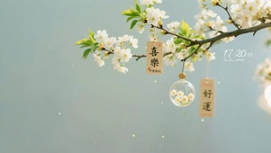 清新风铃花