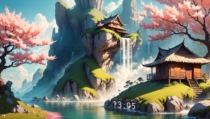 唯美 桃园美景