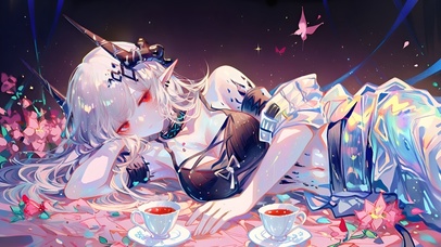 下午茶少女-泥岩