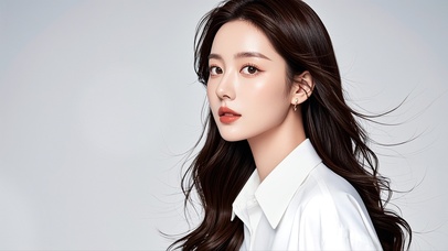 白衬衫清纯女孩