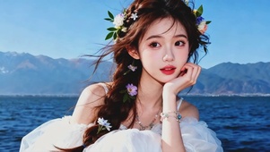 甜美可爱的美女