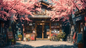 清新街道小巷