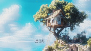 海边AI树屋