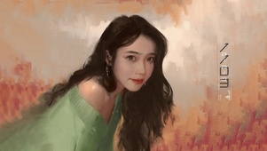 4K唯美女神厚涂插画
