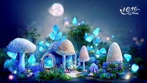 蓝晶蝶的蘑菇屋
