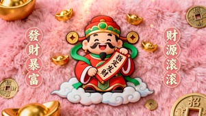 发财暴富 财源滚滚