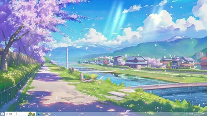 樱花小镇-桌面主题