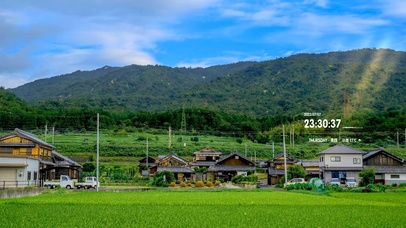 4k 治愈护眼夏日乡村田园风景