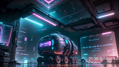 4k赛博朋克房间