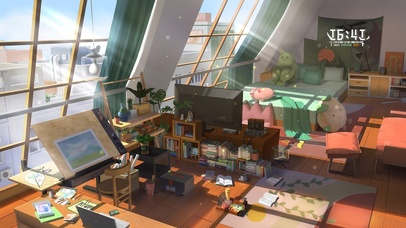 治愈午后阳光房间