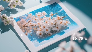 梅花雪景