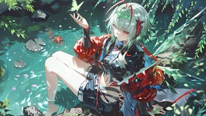 林中水池少女-维什戴尔