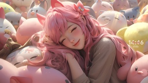 甜美系猫耳女孩