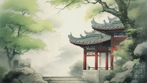 花园景色