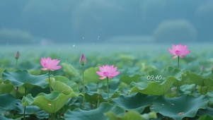 清晨的荷花