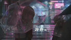 雨夜中的透明心事