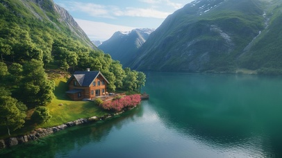 4K 青山绿水 高山流水