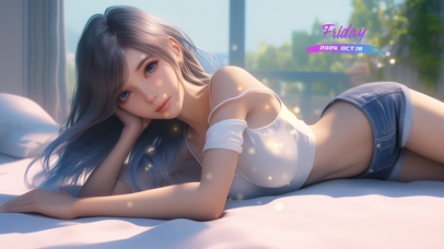 身姿如同竹影摇曳，轻盈、婀娜