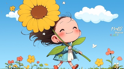 向日葵女孩