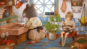 温馨小屋女孩