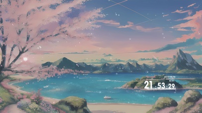 唯美治愈樱花梦幻景色