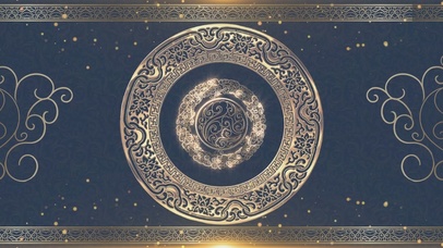 金色国风国潮花纹