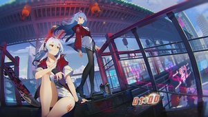 二次元兔年壁纸