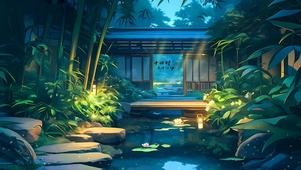幽静 庭院