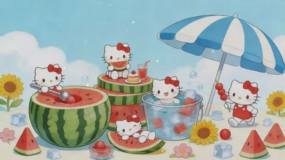软萌 Kitty，治愈整个夏天