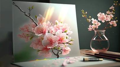 春天的樱花开了