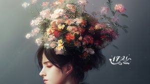 花卉少女