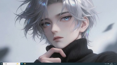 清冷禁欲系银发男神