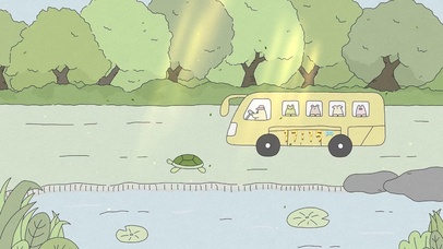 唯美治愈清新卡通场景