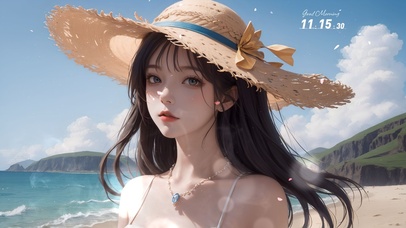 4k草帽女孩230426