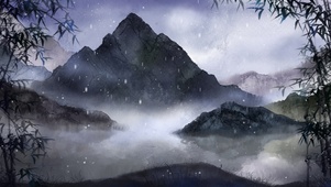 冬雪飞舞